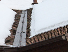 Heated roof valleys.